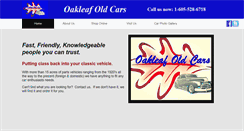 Desktop Screenshot of oakleafoldcars.com